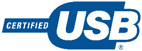 Logotipo da certificação USB