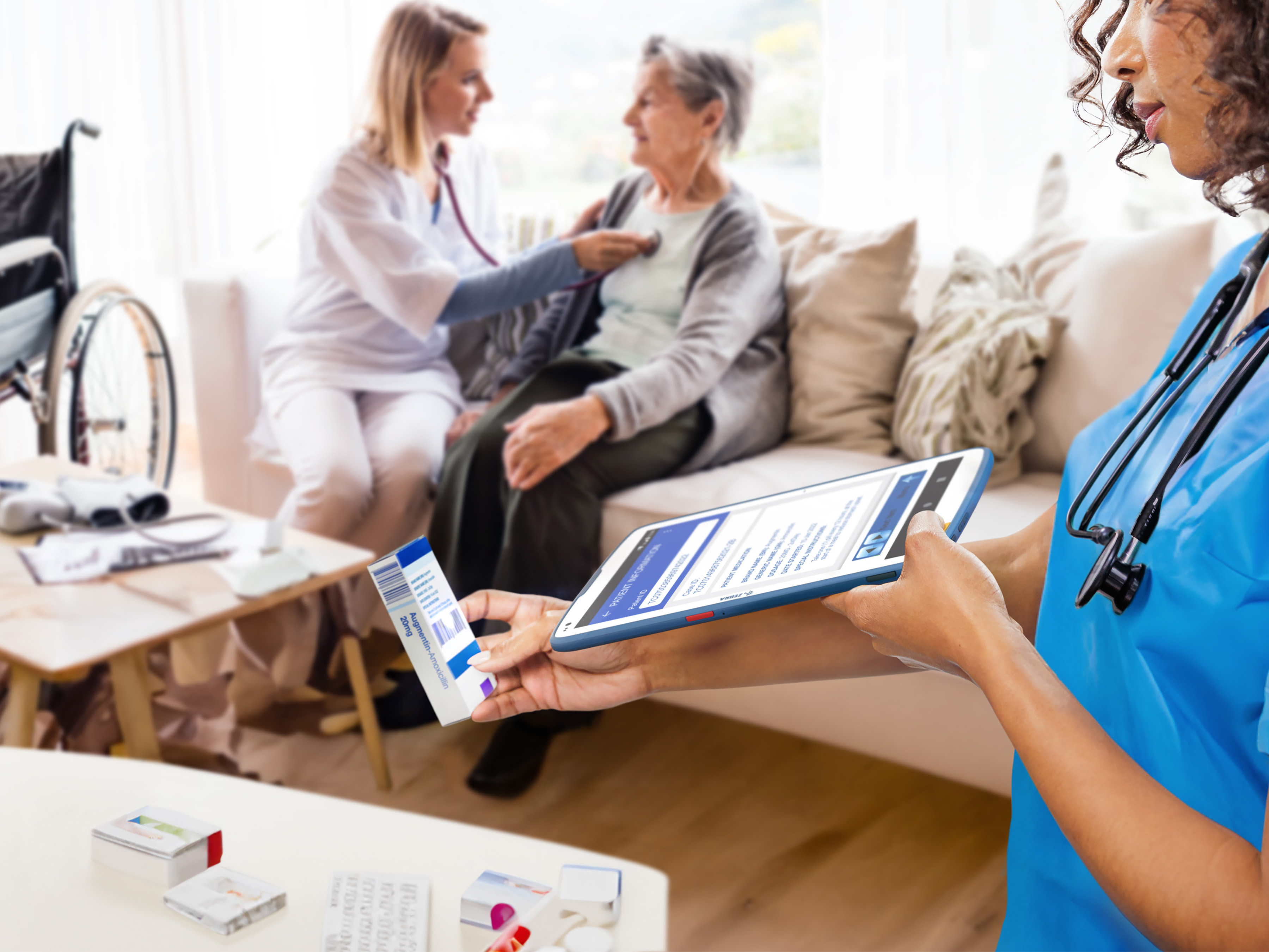 Healthcare blog - home health tablet